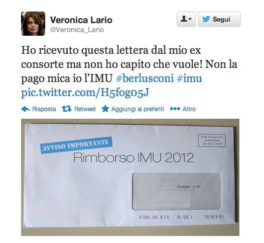 lettera Veronica Lario