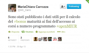 Tweet Carrozza