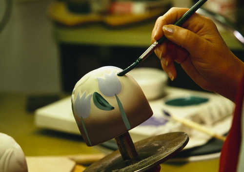 Ceramics Painter at the Arabia Factory