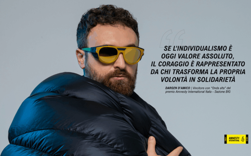 Premio Amnesty 2025 “Onda alta” di Dargen D’Amico
